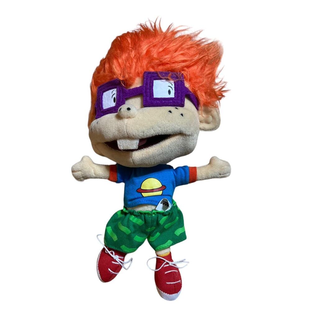 Nickelodeon‎ Rugrats Chuckie Finster 2012 Plush Toy Doll 9”